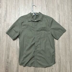 H&M Green Button Down Shirt
